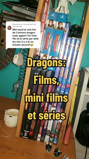 Collection complète de DVDs How to Train Your Dragon