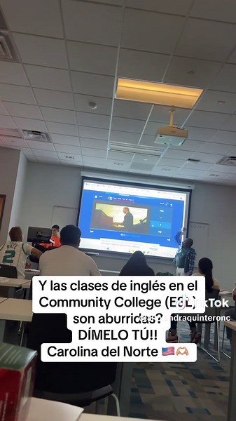 Clases de Inglés en el Community College de Carolina del Norte