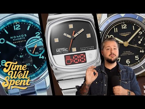 The New Brew Metric Digital, Longines Spirit Pilot and Flyback, Nomos Worldtimer, and so much more!