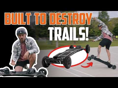 This Electric Skateboard is BUILT For Off-road