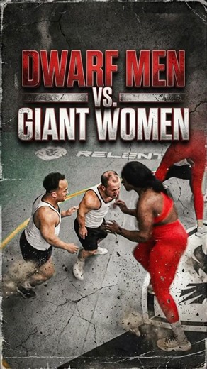 Dwarf Men DOMINATE Tall Women In Competition