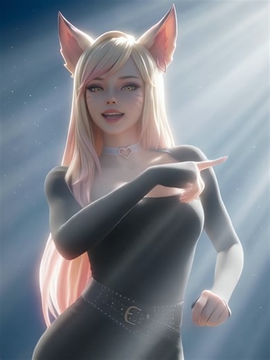 Ahri's Trend Dance SEM NADA 🥰 #ahri #ahrileagueoflegends #kda #waifu #aidance