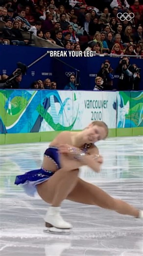 In our silly goofy mood. 🤪 Did you know, "broken leg" is a sit spin feature in figure skating? ⛸️ | Olympics