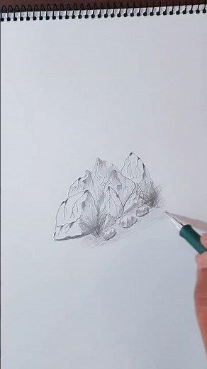 how to draw rocks #howtodraw #drawing #art #tutorial #draw