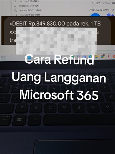 Tutorial Refund Uang Langganan Microsoft 365 Family