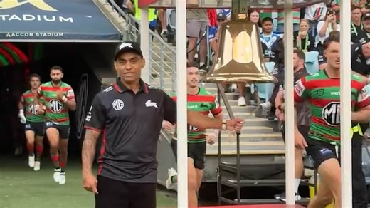 Nathan Merritt rings Legacy Bell on Good Friday