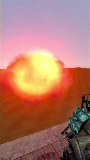 Throwing EXTREME NUCLEAR BOMB in Gmod Big Field