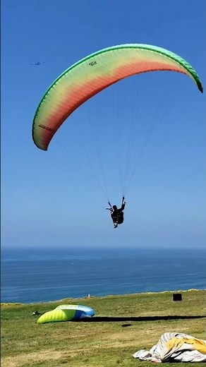 BEST VIEW of Blacks Beach (clothing optional) from a paraglider, San Diego CA