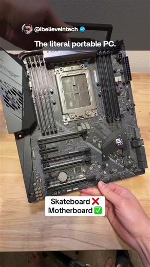 When your PC build fails so hard it achieves sentience... and then immediately gets turned into a skateboard. This is not how you get Frame Rates, people! 🛹💻☠️ What we're witnessing here is the destruction of Signal Integrity and the Multi-Layer PCB (Printed Circuit Board) structure. Motherboards are designed with up to 16 layers of copper traces, power planes, and ground planes, all meticulously insulated. Drilling through it doesn't just create holes; it severs critical Traces, causes Short 