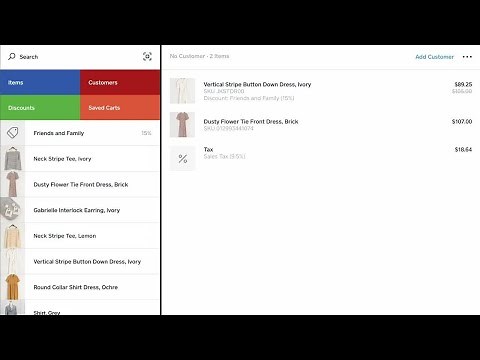 Check out customers from your Square for Retail POS