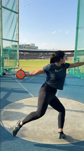 Discus Throw Practice 🔥 💪 | Power + Technique = Beast Mode 💯 #shorts