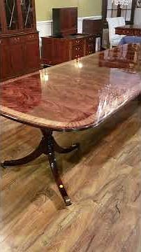 Mahogany dining table
