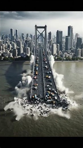 Bridge Collapse Part 2 | Ultra Realistic AI Disaster Simulation