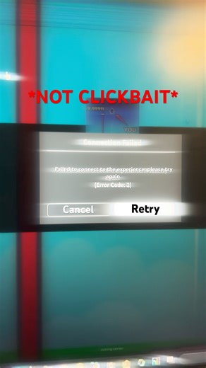 I GOT ERROR CODE 2 FOR THE FIRST TIME!!!