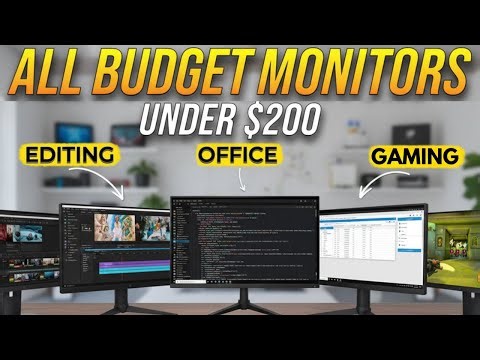 Best Budget Monitors in 2026 (Under 200$)
