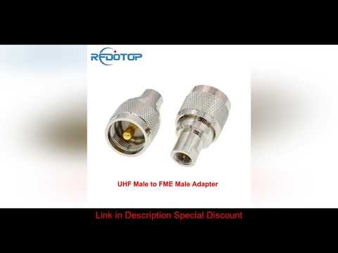 50PCS PL259 SO239 SL16 UHF Male Plug to FME Male Straight Connector for Motorola Wifi Radio Antenna