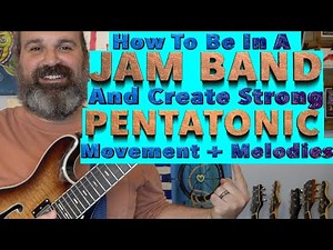 How To ACTUALLY CREATE MELODIES With A Pentatonic Scale When Jamming.