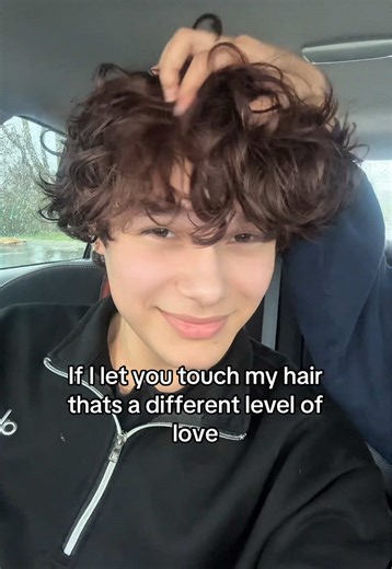 you gotta be special #wavyhair #curlyhair #hairtok #nathannokk | if i let u touch my hair