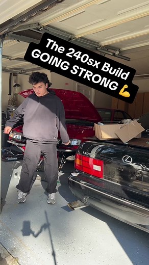 Finally things are going to plan! I want to see the S14 back on the ground with those beautiful three piece wheels. Oh my goodness it’s been ages. Once the front suspension is in we can finally get to work on the engine and interior. #cars #automotive #carbuild #carrestoration #projectcar #240sx #s14 #driftcar #showcar #carvlog #carguy #cargirl #silvia #bonswa #tristankim #racecar #diy #howto #mechanic #jdmcarsoftiktok