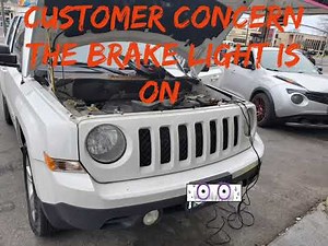 2012 Jeep Patriot. Code C1008 Fixing the Brake Light.
