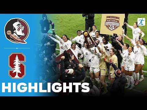 Florida State vs Stanford | NCAA Women's College Cup Final | Highlights - December 08, 2025