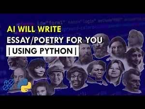 How to write Essay/Poetry using Python | Deep Learning