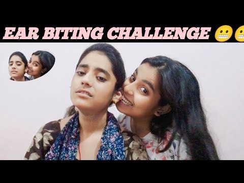Ear biting challenge 😅😅😂 || BITING CHALLENGE #challenge