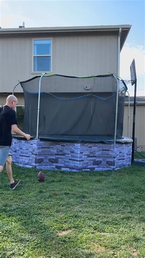 Keep your balls safe out from under the trampoline with the Trampo Skirt! Get yours now at Tramposkirt.com #TrampoSkirt #TrampolineSafety #DadHumor BackyardHack ViralProduct | Trampo Skirt | Facebook