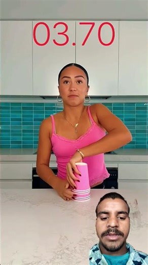 fasting video WHO CAN UNSTACK THE CUPS THE FASTEST.. @CadelandMia😱💥🤗