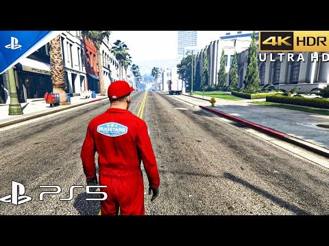 GTA 5 (PS5) 4K 60FPS HDR Gameplay (PS5 Version)