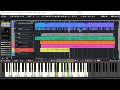How to create backing track (Playback) in Cubase Pro (Virtual Instruments)
