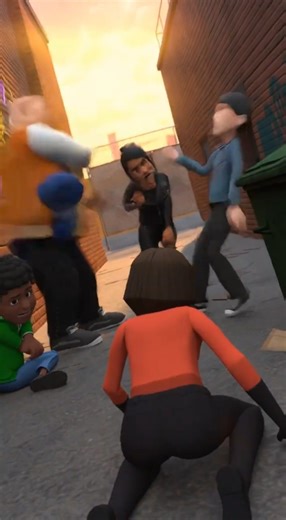 PlotaHero Rescues A Kid From The Bad Boys #plotagon #SoraAI