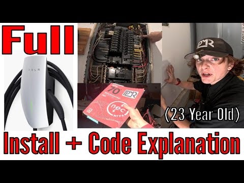 FULL Tesla Charger Installation with Detailed Code References