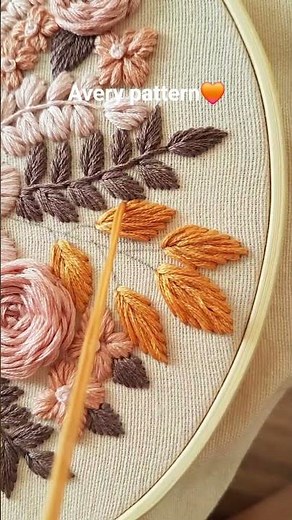 Avery Embroidery Pattern ✨ | 25% OFF Today #embroidery #tutorial #diy #handmade #craft #stitch #art