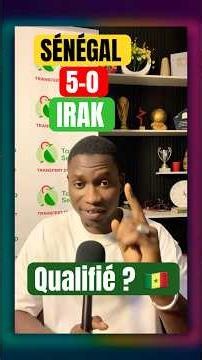 Senegal 5-0 Iraq: Pa Assane Gueye “Senegal is almost qualified” – the reassuring reaction 😂🇸🇳⚡️