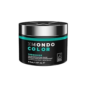 XMONDO Hair Color Turquoise Hair Healing Semi Permanent Color | Vegan Formula with Hyaluronic Acid to Retain Moisture, and Bond Boosting Technology, 8 Fl Oz