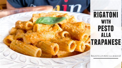 The greatest pasta dish from Italy | Rigatoni with Sicilian pesto