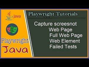 #tutorials 10 || Playwright Java || How to capture Playwright failed tests screenshot