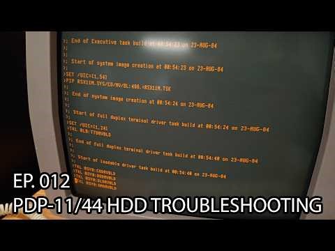Friday Night Live Stream 012: Troubleshooting the PDP-11/44 (Unsuccessfully)