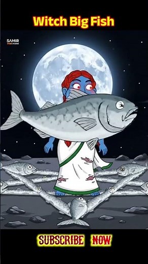 Big Fish🐟😱👹|Witch Cartoon | Ghost Cartoon | Horror Stories Animated | Scary Stories Animated