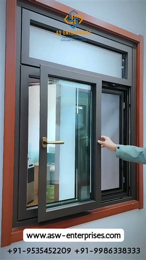 Smooth, Stylish, and Space-Saving – Aluminum Side-Shift Windows!🚪 #ase #ASEnterprises#SlidingWindow