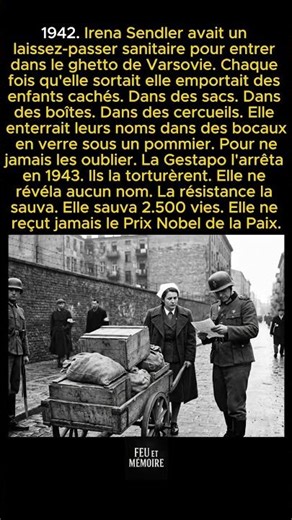 L'infirmière polonaise qui sortit 2.500 enfants du ghetto de Varsovie dans des sacs et des cercueils