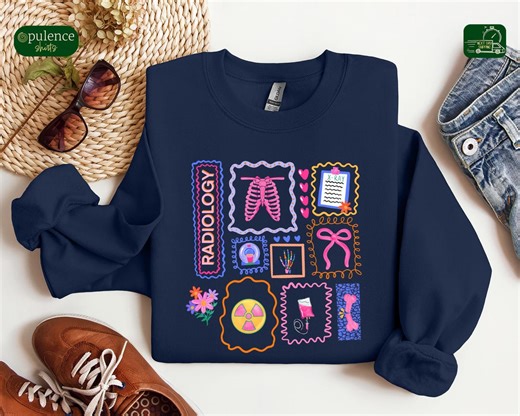 Radiology Tech Shirt: X-ray Gift, Rad Student, Medical Apparel - Etsy