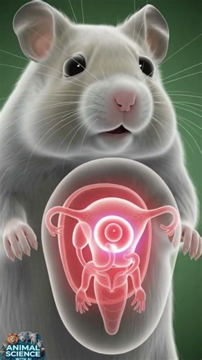 Hamster Reproduction Process 🐹 | Life Cycle in 3D