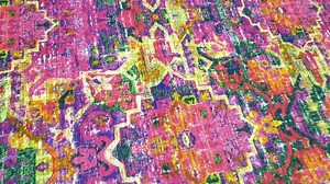 Tribal Mandala Fabric: Boho Kilim Rug Print, Upholstery Fabric - Etsy