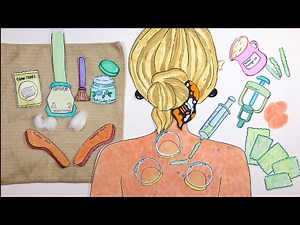 Paper ASMR | The Most Relaxing Back Spa and Massage ✨ #asmr #backmassge #paperplay #paperasmr