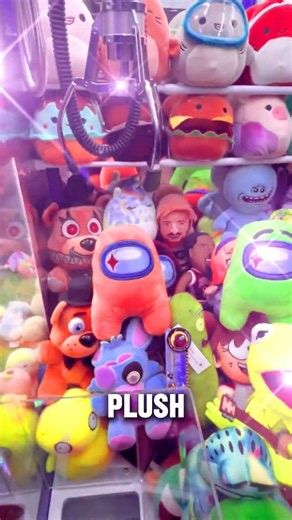This Among Us Plush REFUSED to Lose! #shorts #clawmachine #amongus