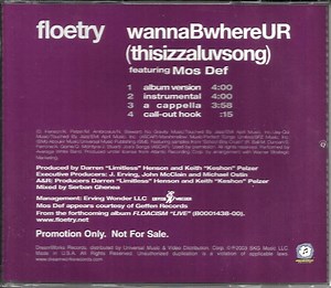 Floetry Featuring Mos Def - WannaBwhereUR (thisizzaluvsong)