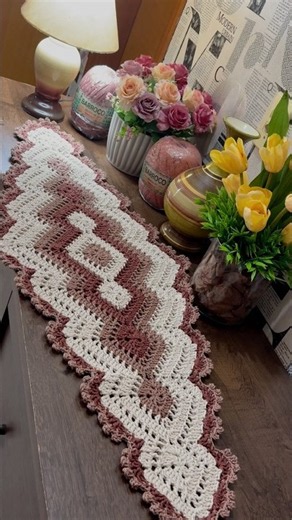 The Most Beautiful Crochet Table Runner You’ll See Today | Step-by-Step Crochet Table Runner