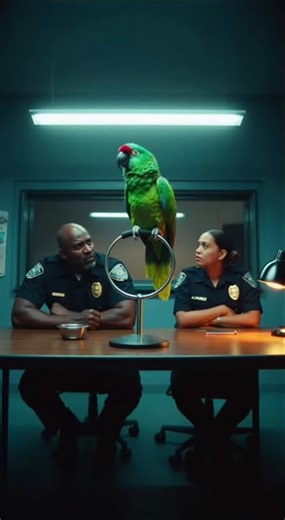 Cop: “You Think You’re Smart?” — Parrot: “I Passed the Room.” 💀 #shortsfeed